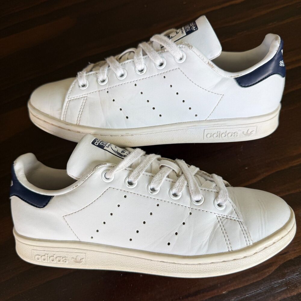 Adidas Stan Smith Women's US 6 White Leather Tennis Shoes Q47224